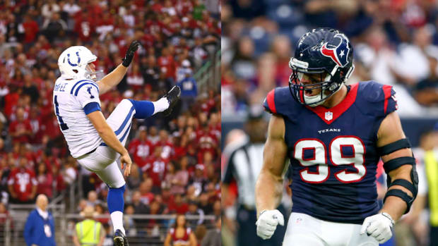 Pat McAfee J.J. Watt